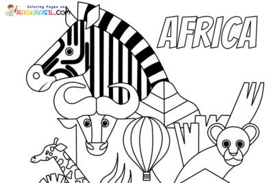 Africa Coloring Pages