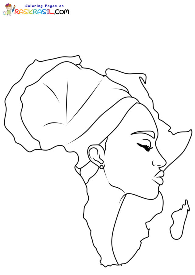 Kolorowanki Afryka | Darmowe Malowanki do wydruku
