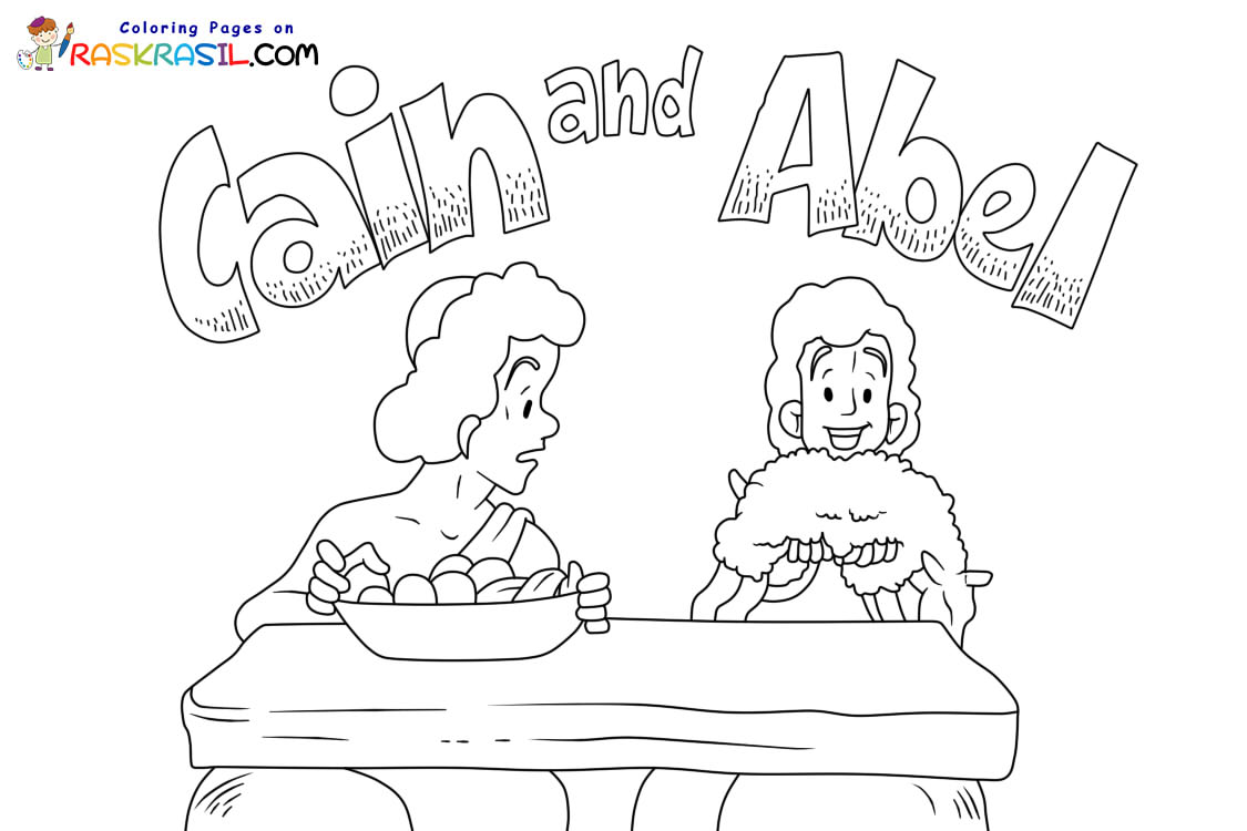 Cain and Abel Coloring Pages