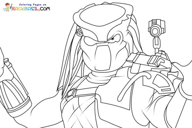Predator Coloring Pages