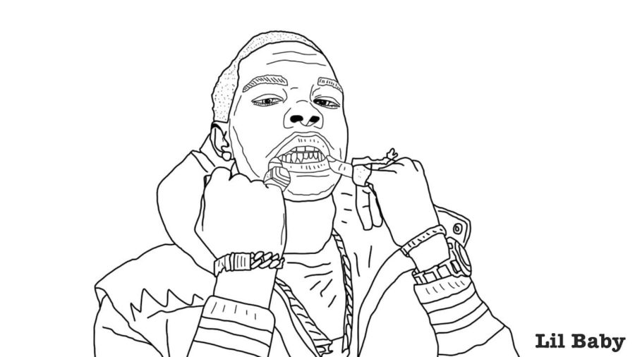 Lil Baby Coloring Pages Rapper Lil Baby Coloring Pages Rapper