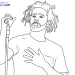 Raskrasil.com-Rapper-J-Cole-Coloring-Pages