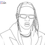 Raskrasil.com-Rapper-Travis-Scott-Coloring-Pages