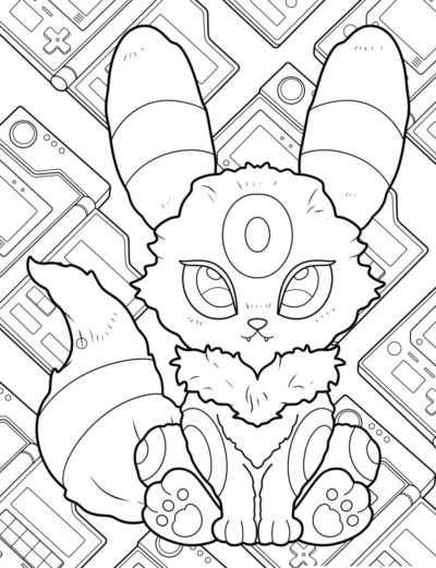 Umbreon Coloring Pages