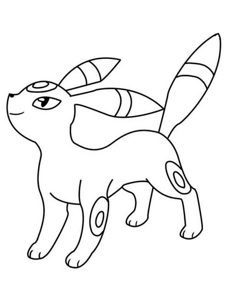 Umbreon Coloring Pages