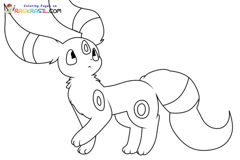 Umbreon Coloring Pages