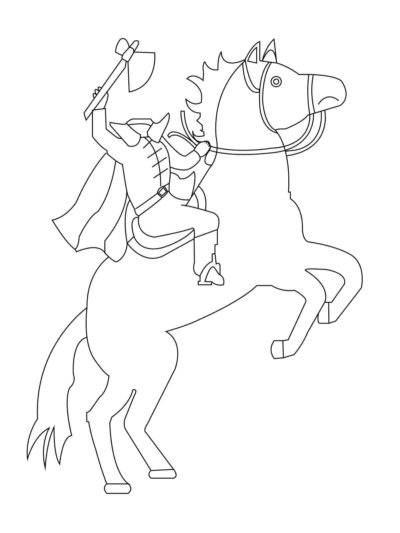 Headless Horseman Coloring Pages