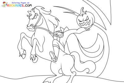 Раскраски Всадник без головы | Распечатать бесплатно