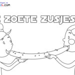 Raskrasil.com-Kleurplaat-De-Zoete-Zusjes-1