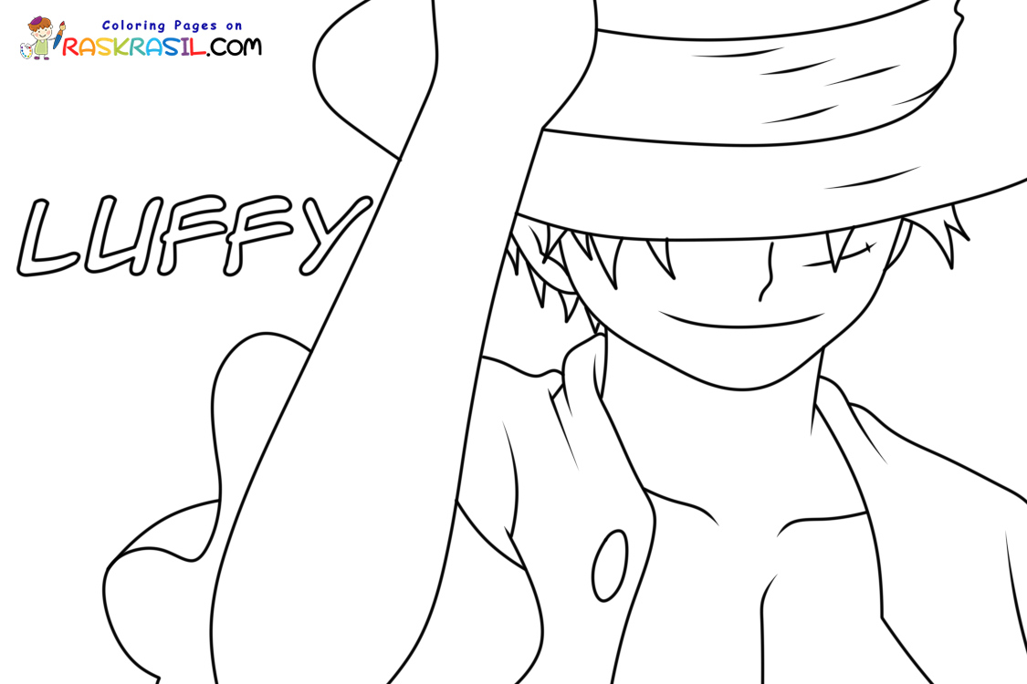 Como Desenhar Monkey D Luffy Full Body From One Piece Passo 0 para colorir