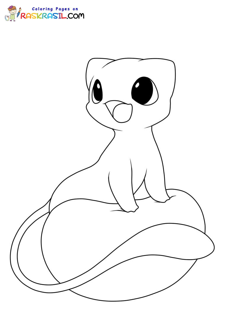 Mew Coloring Pages
