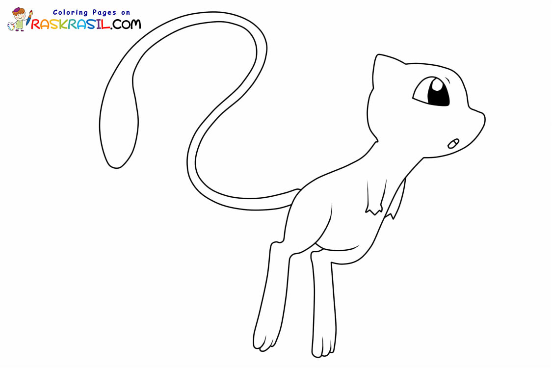 Mew Coloring Pages