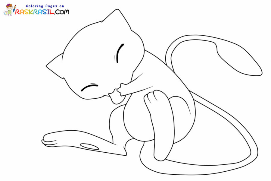 Aventuras com Pokémon Mew: Desenhos para Imprimir e Colorir