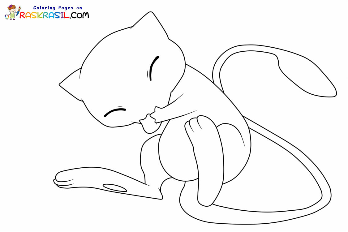 Mew Coloring Pages