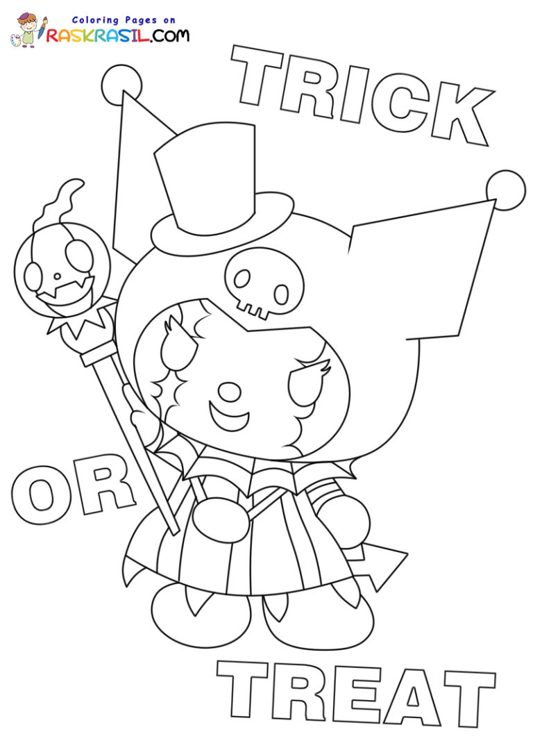 Sanrio Halloween Coloring Pages