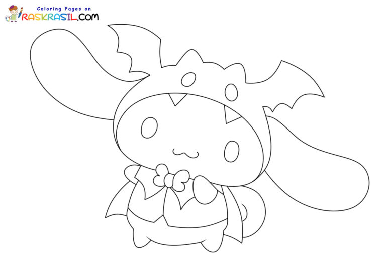 Sanrio Halloween Coloring Pages