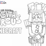 Raskrasil.com-Digital-Circus-Minecraft-Coloring-Pages-1