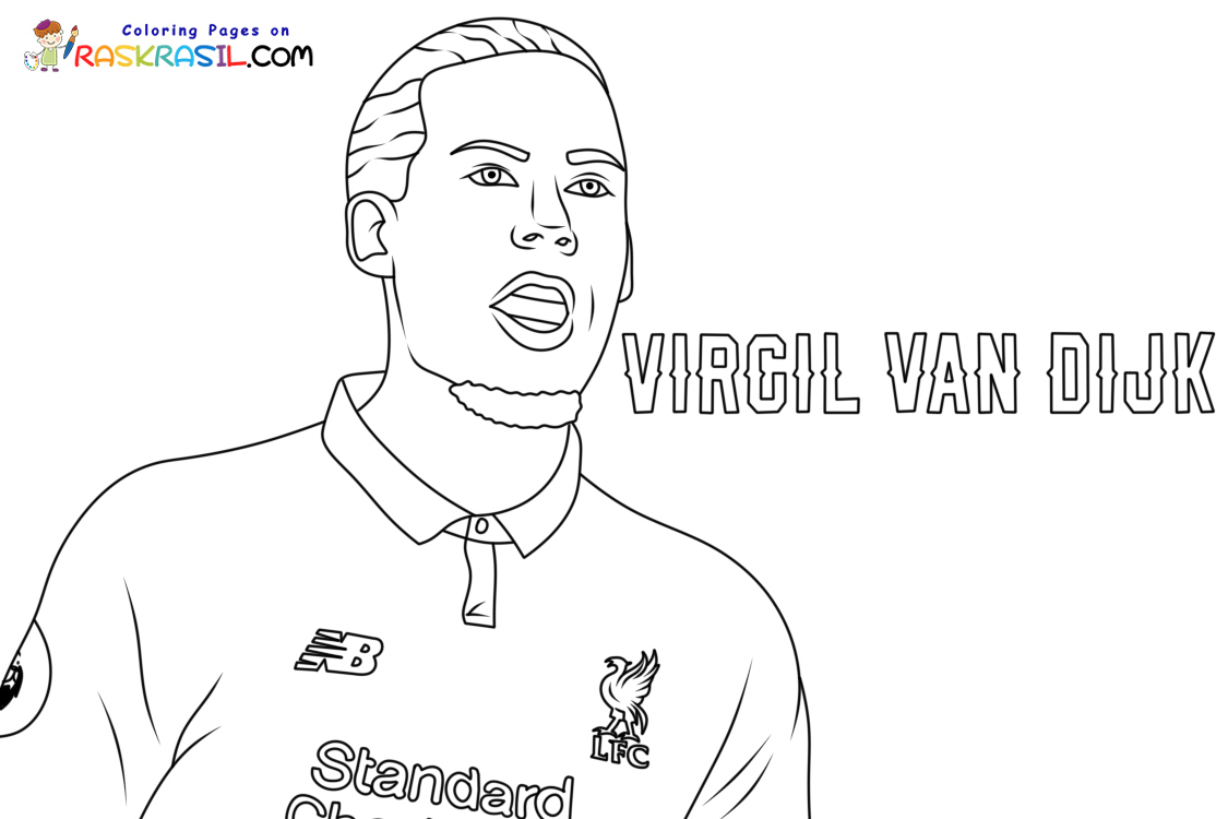 Virgil Van Dyke Colouring Pages