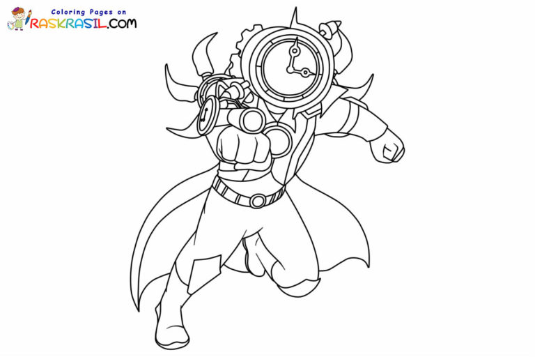 Skibidi Multiverse Coloring Pages