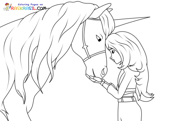 Unicorn Academy Coloring Pages