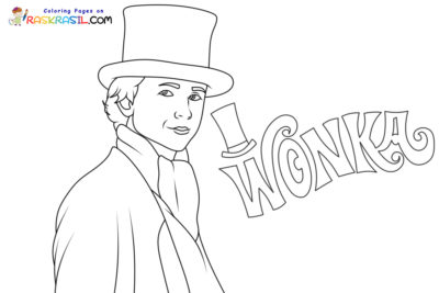 Desenhos de Wonka para Colorir