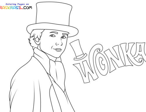 Desenhos de Wonka para Colorir