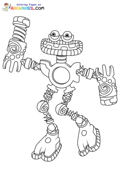 Wubbox Coloring Pages