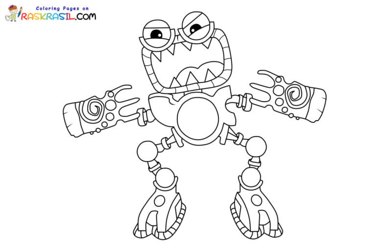 Wubbox Coloring Pages