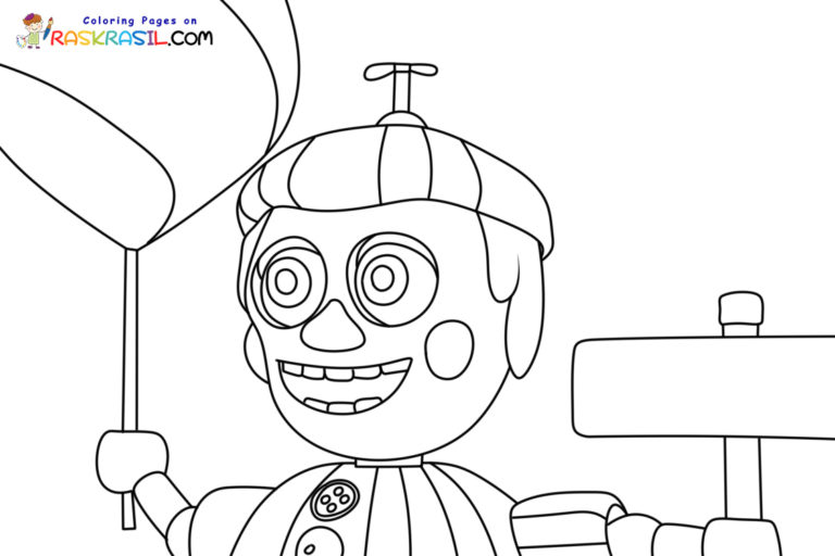 Balloon Boy Coloring Pages