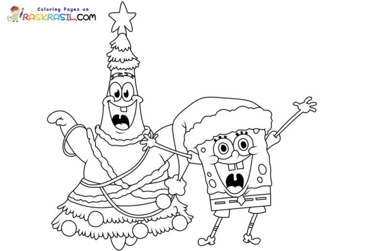 Funny Christmas Coloring Pages