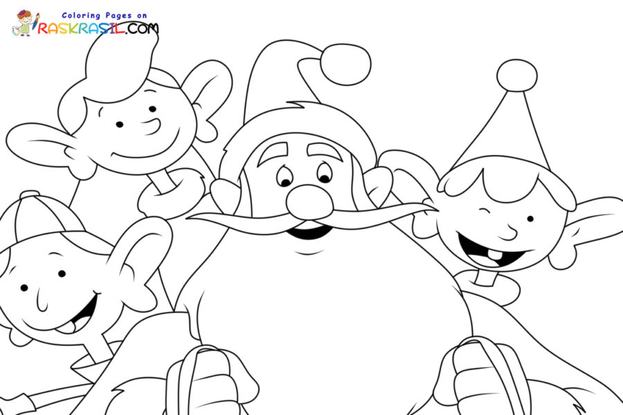 Funny Christmas Coloring Pages