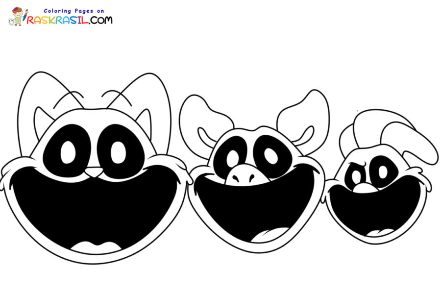 Dibujos de Smiling Critters para Colorear