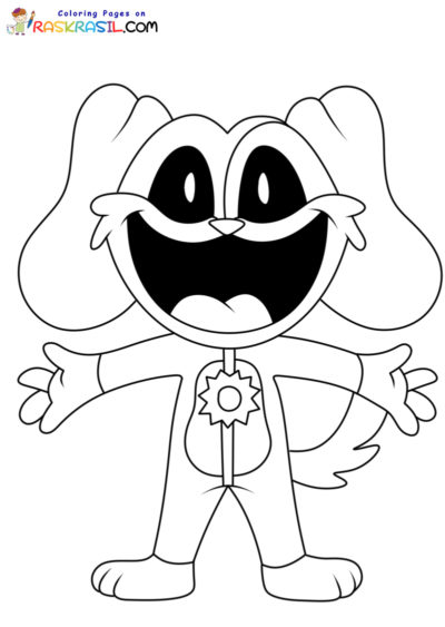 Smiling Critters Coloring Pages