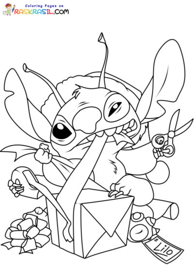 Christmas Stitch Coloring Pages