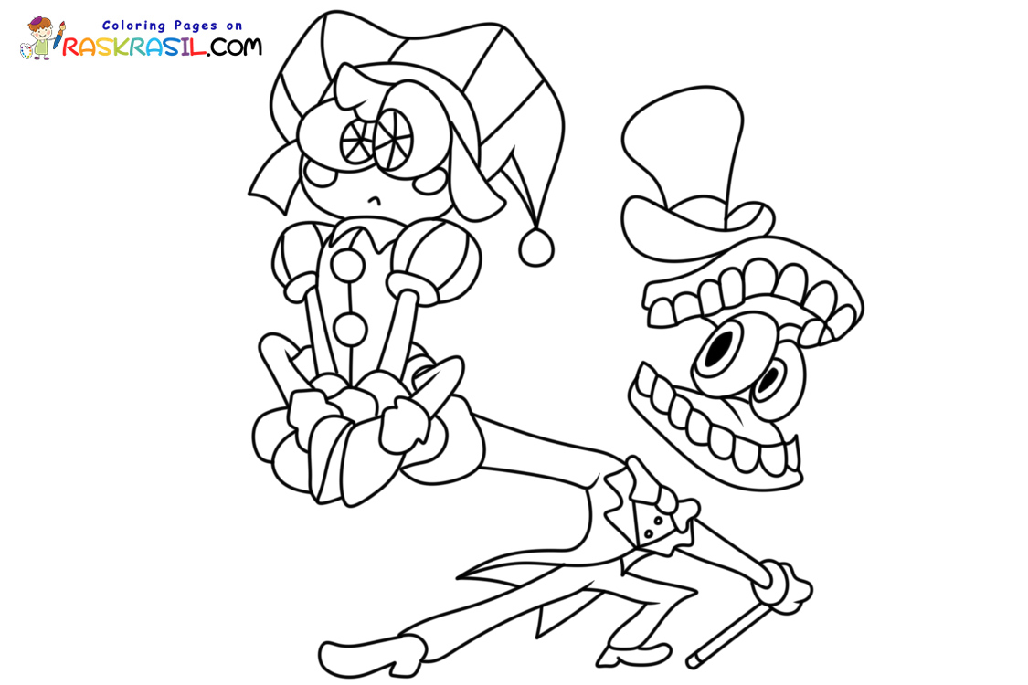 Desenhos De O Incr vel Circo Digital Para Colorir Desenhos De O Incr vel Circo Digital Para Colorir