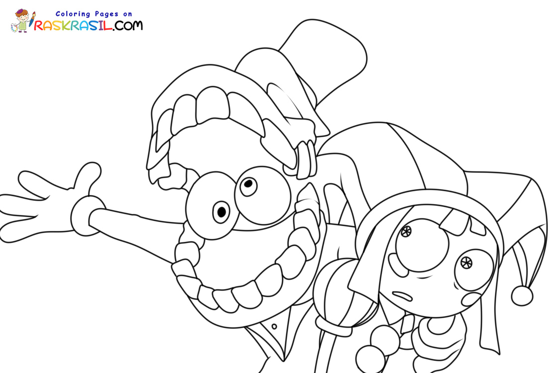 The Amazing Digital Circus Coloring Pages