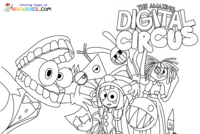 The Amazing Digital Circus Coloring Pages