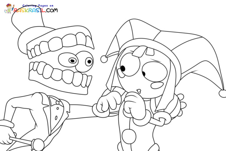 The Amazing Digital Circus Coloring Pages