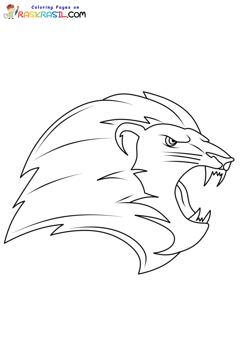 Detroit Lions Coloring Pages
