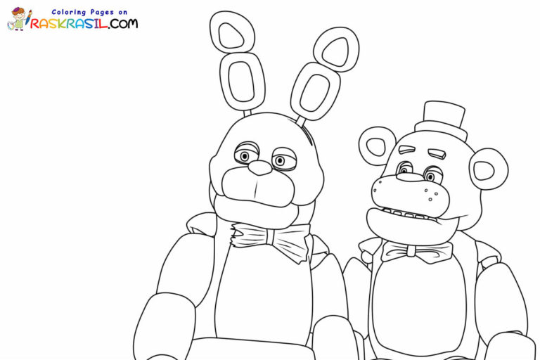 Ausmalbild Five Nights At Freddy S