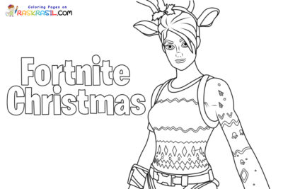 Fortnite Christmas Coloring Pages