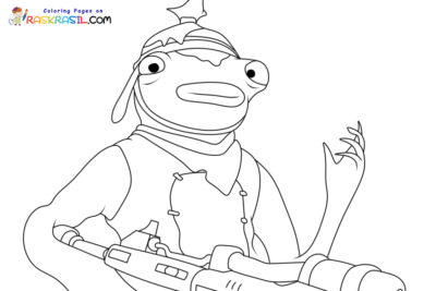 Fortnite Christmas Coloring Pages
