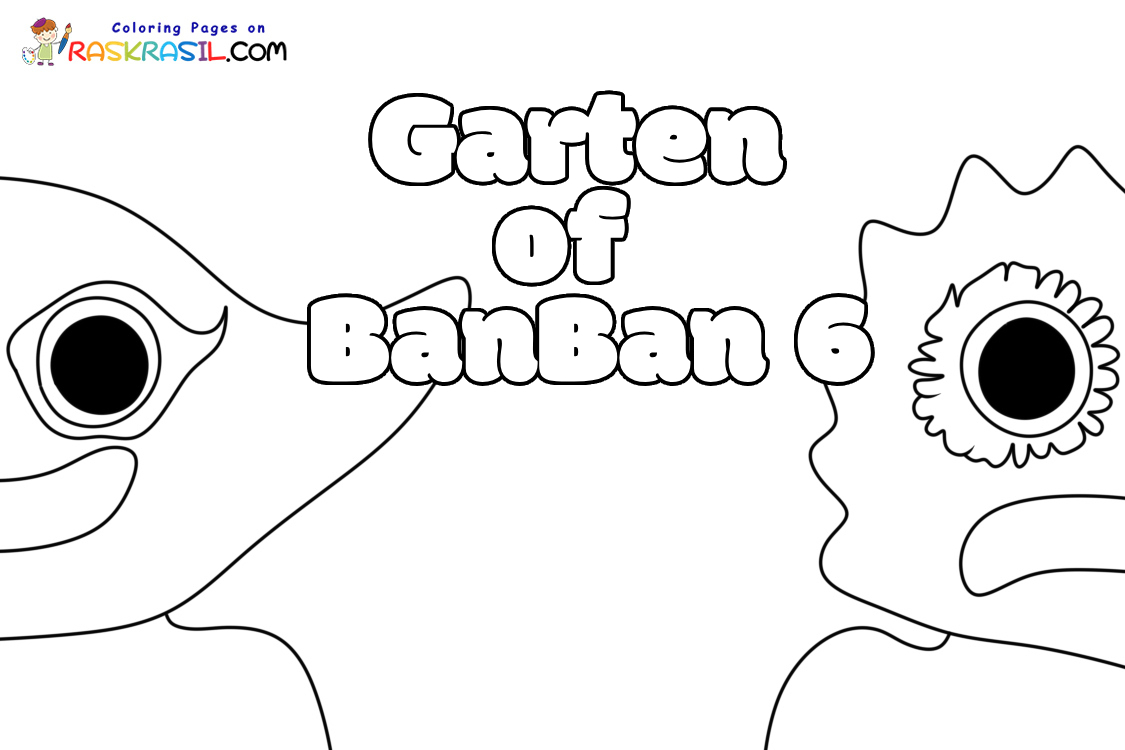 Garten of Banban 6 Coloring Pages