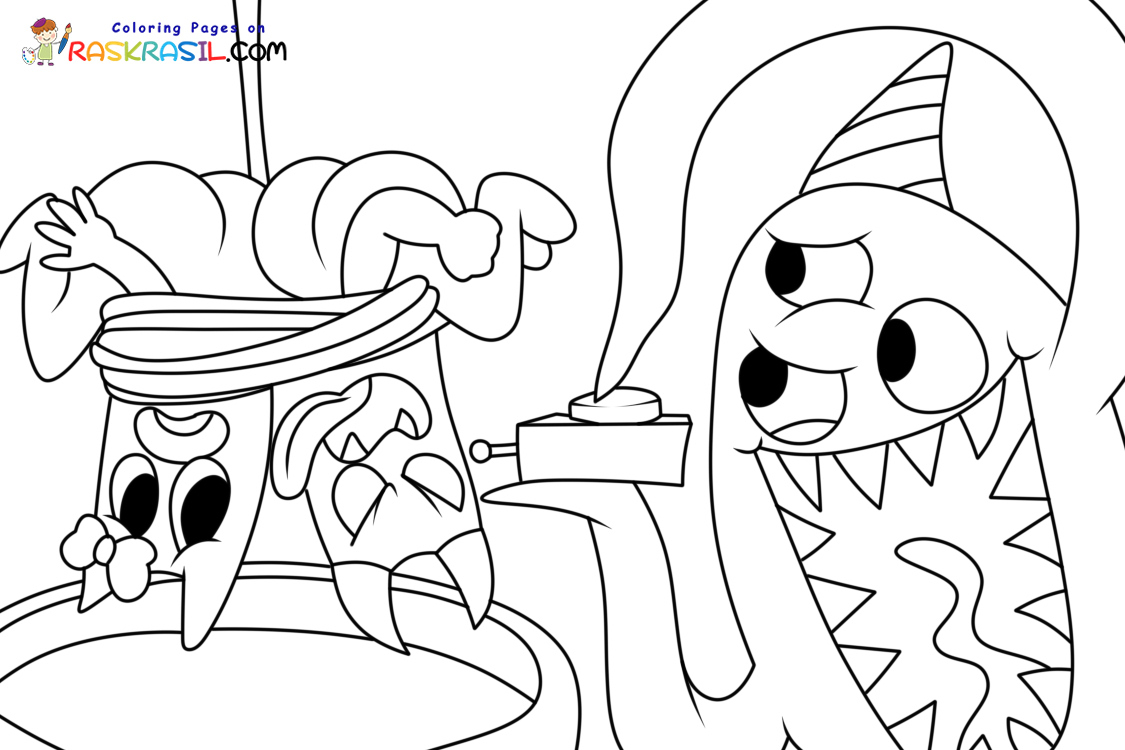 Garten of Banban 6 Coloring Pages