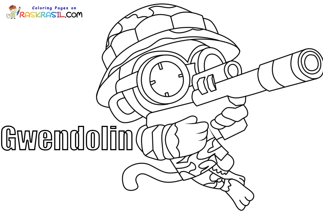 Gwendolin Coloring Pages | Bloons TD 6