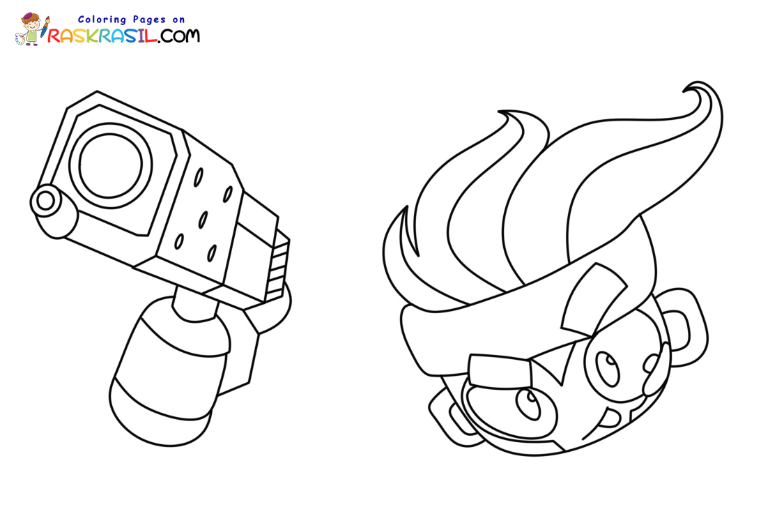 Gwendolin Coloring Pages | Bloons TD 6