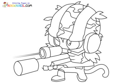 Gwendolin Coloring Pages | Bloons TD 6