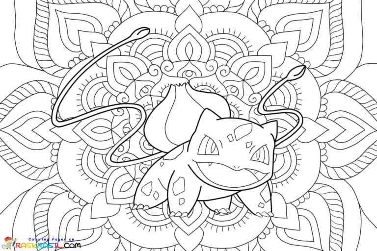 Pokemon Mandala Coloring Pages