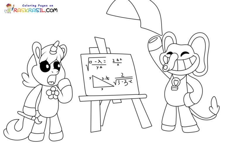 Coloriage Poppy Playtime 3 à imprimer