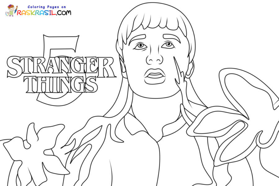 Stranger Things Season 5 Coloring Pages